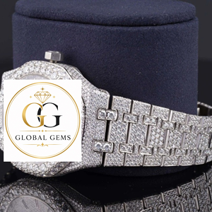 Reloj de Lujo con Diamantes Moissanite y Baño de Oro, Estilo Hip Hop, Excelente Calidad, Disponible para Venta al Por Mayor - Product Image 6