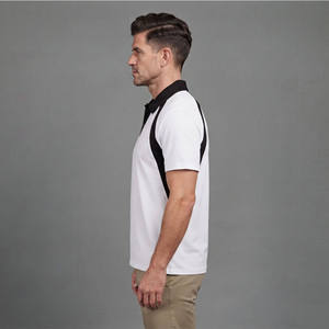 Custom Men's Polyester/Cotton Turn Collar Raglan Sleeve for <b>Shirt</b> Front <b>Flame</b> Logo Contrast Trim Regular Fit Breathable Casual - Product Image 6