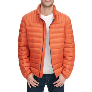 Men's Premium Quality 100% Nylon Hooded Streetwear Puffer <b>Jacket</b> Custom Logo Breathable Comfortable Anti-Wrinkle - Product Image 1