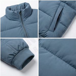 Nouvelle mode personnalisée veste légère en duvet Streetwear en toile de coton vestes pour hommes en duvet de canard en plumes - Product Image 4
