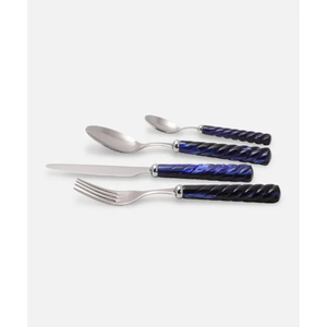 Classic Flatware Set With Resin Handles High Mirror Polish Stainless Steel Dishwasher Safe for Wedding Tableware Use - Product Image 2