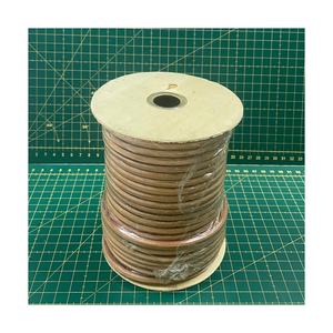 B109 1/4 "COURROIE EN CUIR RONDE DOMESTIQUE PIÈCES DE MACHINE À COUDRE MÉNAGÈRE FABRIQUÉES À TAIWNA CEINTURE DE MOTEUR - Product Image 1