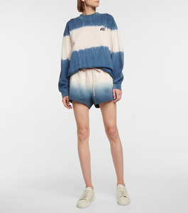 Sweat-shirt à col rond tie-dye pour femme, coupe décontractée, en molleton bouclette, vêtements de détente, sweats à capuche pour femme, vente en gros - Product Image 2