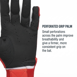 Guantes de Béisbol de Cuero con Logotipo Personalizado, Ecológicos, Transpirables, con Cierre en la Muñeca, Flexibles, Perforados, Ajuste Cómodo - Product Image 6