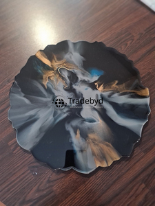 Bandeja de Servir Móvil de Resina Premium, Elegante Plato Decorativo Hecho a Mano para Decoración Moderna del Hogar y Regalos Tradebyd - Product Image 5