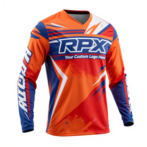 Maillot de moto tout-terrain personnalisé, maillot de motocross de course, maillot de dirt bike, maillot de motocross sublimé tout-terrain - Product Image 1
