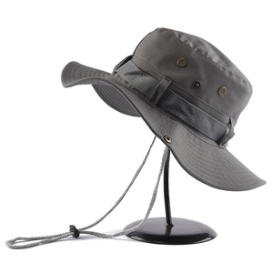 Sombrero de Pescador Unisex de Secado Rápido, Liso, Personalizado, Transpirable, con Cordón - Product Image 1