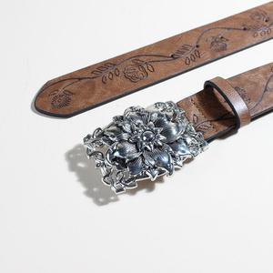 Cinturón de PU con Diseño Retro Bohemio Occidental para Mujer, Nuevo Diseño de Nicho en AliExpress - Product Image 6