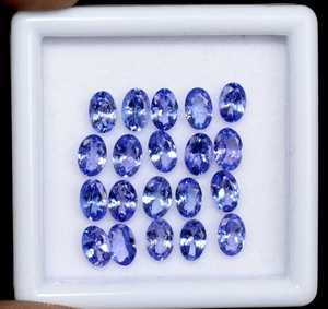 Natural Tanzanite Oval Faceted Calibrated Loose Gemstone Untreated Third Party Certified 2.00Ct ZUBEDA GEMS JEWELRY Ready for - Product Image 1