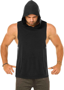 Camisetas sin Mangas para Hombre, Ropa Deportiva Informal, Secado Rápido, Transpirable, para Gimnasio y Deportes, Estilo Vintage con Cuentas, Logotipo Frontal - Product Image 4