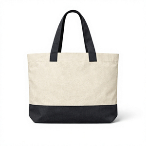 Bolsas de compras reutilizables de algodón con diseño floral bordado con logotipo personalizado COTTON VOYAGE, bolsa de hombro de lona de algodón. - Product Image 2
