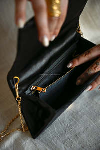 Luxury Customized Colors Zardozi Embroidered PU Floral Chain Strap Flap <b>Clutch</b> Bag Handmade Bridal Evening <b>Wedding</b> Purse Gift - Product Image 5