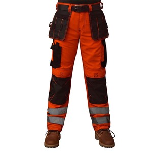กางเกงทำงานผู้ชายแบบสะท้อนแสง รุ่น Hi Vis  ผ้าเนื้อนุ่ม ทนทาน หลายกระเป๋า ดูแลรักษาง่าย พร้อมแถบสะท้อนแสง - Product Image 5