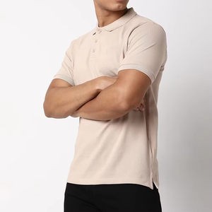 Polo homme color block à manches courtes, col classique, uniforme de golf et de tennis, impression de logo personnalisé, t-shirts polo - Product Image 1