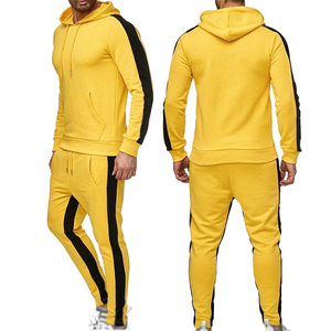 2026 ใหม่ผู้ชายชุดวอร์ม 2 ชิ้นชุดเสื้อสเวตเตอร์มีฮู้ด+ กางเกงมีเชือกผูกชายเสื้อฮู้ดวิ่งกีฬาผู้ชายฤดูใบไม้ร่วงชุดกีฬา - Product Image 5