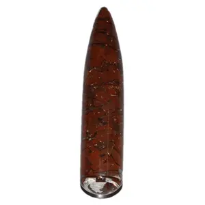 Hot Selling Natural Clear Quarz Massage stäbe Red Jasper Massage stab Mini Black Obsidian Zauberstab Massage gerät für Frauen Heilung