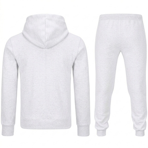 Custom Logo Tracksuit Set for <b>Men</b> Hooded Jacket and <b>Tapered</b> <b>Jogger</b> Pants Athletic Wear for Training - Product Image 6