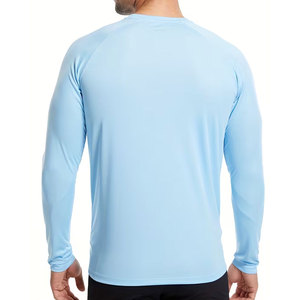 Chemises de sport à manches longues pour hommes, protection extérieure - Respirantes, légères pour la course à pied, la pêche, la randonnée - Product Image 2