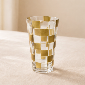 Vaso Highball de Plástico con Diseño de Mosaico, 20 oz, Estilo Vintage, Resistente a Roturas, para Fiestas en Casa, Restaurantes y Uso en Exteriores - Product Image 1