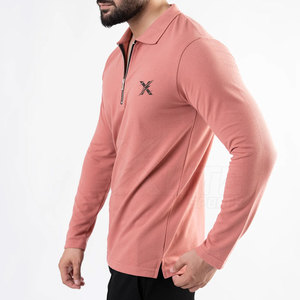 Chemise à manches longues en tricot respirant et léger, coupe décontractée, pour hommes, avec col classique, parfaite pour le streetwear - Product Image 2