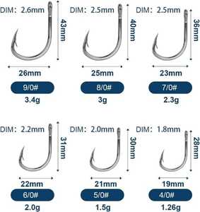 High Strength Stainless Steel 45 Degree Fishing Treble <b>Hooks</b> for Frog Bait Bass Trout River Saltwater Fishing - Product Image 5
