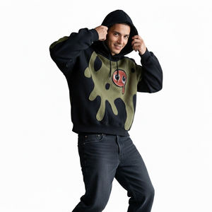 Sudadera con Capucha de Alta Calidad, 100% Algodón, con Logotipo Bordado Personalizado al por Mayor, Estilo Vintage, Perfecta para Ropa Casual y Urbana - Product Image 5