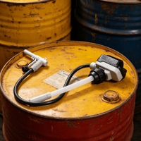 Pompe de transfert d'huile diesel sans fil compatible avec les batteries Dewalt 20V et Milwaukee M18, idéale pour la réparation automobile et l'agriculture