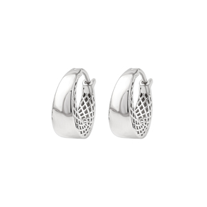 Auténticos Pendientes de Aro de Plata de Ley de Estilo Étnico, Joyería de Moda Boho Hecha a Mano, Ligera, Regalo Ideal para Mujeres - Product Image 2