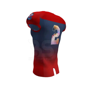 Custom Made American Football Uniform Top Quality 100 % Polyester American Football Uniform For Sale - Product Image 3