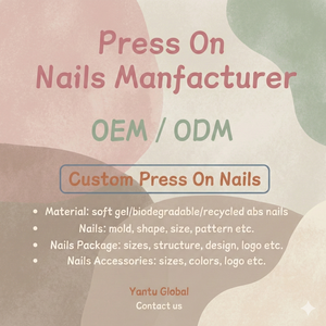 เล็บปลอมสำเร็จรูป Lunanail แบบสั้น สไตล์ฝรั่งเศส ทรงอัลมอนด์ ปิดเต็มเล็บ ดีไซน์ลูกปัดแก้ว สำหรับติดบนนิ้ว - Product Image 6