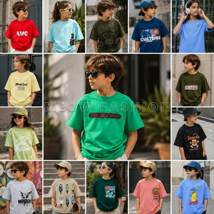 เสื้อยืดเด็กพร้อมส่ง ปลอดสารเคมี ของเหลือจากสต็อก ผลิตในบังกลาเทศ ผ้าเนื้อนุ่ม พิมพ์ลายสวยงาม ลดราคาพิเศษ - Product Image 1