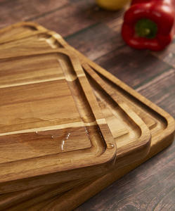 Planche à découper en bois robuste, idéale pour la cuisine à domicile, les restaurants et les hôtels, disponible à un prix compétitif. - Product Image 1