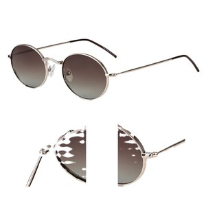 3010 New Fashion Personality Luxury Gradient Metal <b>Round</b> Frame Women Men Lentes De Sol Designer Custom Vintage <b>Sunglasses</b> 2025 - Product Image 5