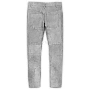Pantalones de Cuero para Hombre de Alta Calidad, Estilo Casual, Color Sólido, Pantalones de Cuero para Hombre Más Vendidos - Product Image 2