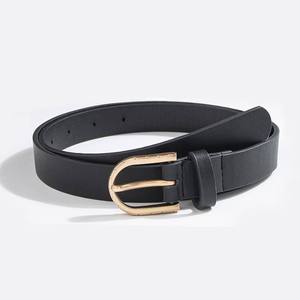 Ceinture formelle en cuir véritable pour homme, noire, en cuir de vachette, avec boucle rectangulaire en alliage, durable, moulage monobloc, largeur 1,5 pouce, 42 - Product Image 4
