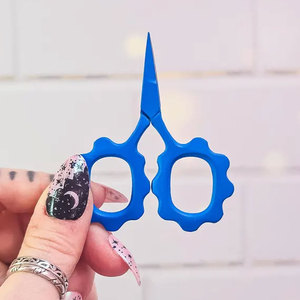 Cute Mini Embroidery Scissors Flower Shape Stainless Steel <b>Thread</b> Cutter Sewing <b>Tool</b> for DIY Craft Lovers - Product Image 3