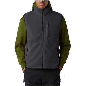 Gilet polaire léger pour homme, sans manches, zippé, décontracté, pour l'extérieur, le golf, veste chaude d'hiver, vente en gros - Product Image 4