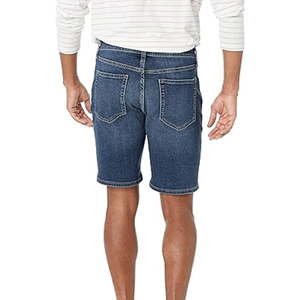 Cheap Price 100% Cotton Sporty Waterproof Windproof <b>Drawstring</b> Closure Front Logo Breathable Quick Dry <b>Jeans</b> Shorts for <b>Men</b> Best - Product Image 6