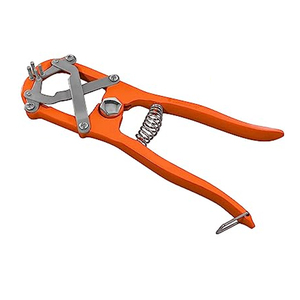 DENTRIC IMPLANTS DI-CF-03 Professional Stainless Steel Animal Elastrator Castrating Pliers Rubber <b>Ring</b> Applicator for Horse Bull - Product Image 2