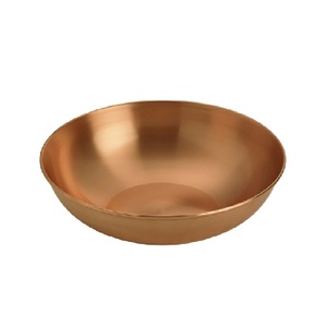 Tazón para Servir de Acero Inoxidable Color Oro Rosa, Plato Redondo Pulido para Postres y Bocadillos, Vajilla para Fiestas en Casa, Hecho a Mano con Alta Calidad - Product Image 1