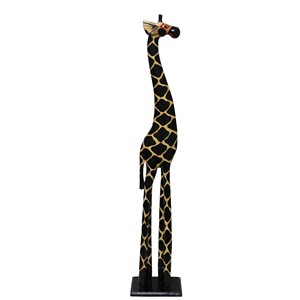 Escultura Familiar de Jirafas de Madera de Bambú Colorida - Venta al por Mayor B2B - Product Image 3