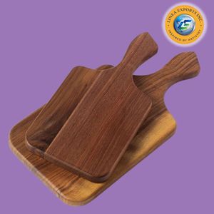 Premium Acacia Wood Cutting Board with Deep Juice Groove for Meat & Poultry - Product Image 2