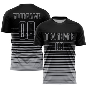 Vente en gros directe OMMIZ INDUSTRY, maillot de football personnalisé gris marine à manches longues, sublimation, effet délavé, tendance - Product Image 2