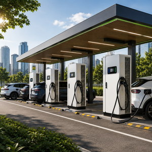 Nouvelle station de recharge rapide pour véhicules électriques DC 120 kW, 160 kW, 180 kW, 240 kW, CCS2, GB/T, CHAdeMO, pour parking commercial, certifiée CE - Product Image 6