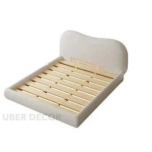 เฟอร์นิเจอร์ห้องนอนจำเป็นสไตล์โมเดิร์นห้องนอนจมน้ำเตียงโค้งขนาดเล็ก Wabi-Sabi - Product Image 1