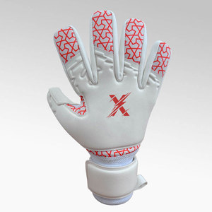 Youth Professional Rubber Injector Goalkeeper Gloves Latex Palm Grip Breathable Flexible <b>Finger</b> Fit Adjustable <b>Strap</b> for - Product Image 1