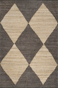 Tapis de zone tressé ovale en jute naturel rustique moderne 100% tapis à motif abstrait pour décor de salon hôtel - Product Image 4