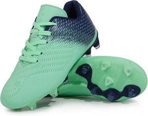Chaussures de football en mesh pour garçons, vert bleu, semelle extérieure en caoutchouc, respirantes, semelle intermédiaire en EVA, crampons de sport d'été pour l'extérieur, pas chères - Product Image 1