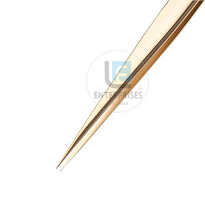 Pince à épiler pour extensions de cils en acier inoxydable de haute qualité, avec une conception durable et une préhension parfaite - Product Image 5