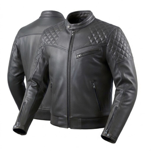Vintage Brown Leather Field <b>Jacket</b> <b>Mens</b> Premium Casual Leather Coat Classic Utility Style Button Front Outerwear Fashion Travel - Product Image 2